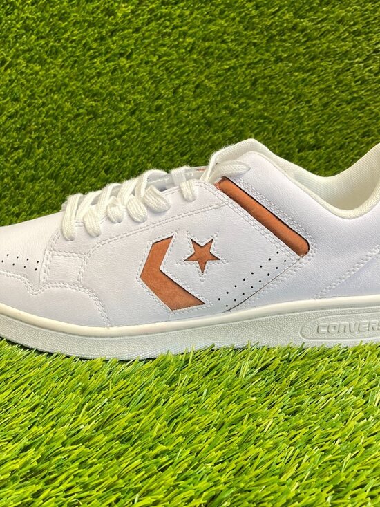 Converse Weapon Low White Nutshell Brown Mens Size 13 Athletic Shoes Sneakers - Picture 3 of 9